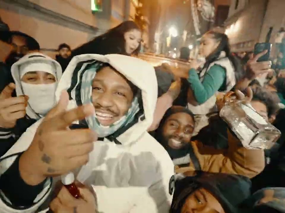 Skrilla in the 'Doot Doot (6 7)' music video, the drill song that spawned the 6-7 meme