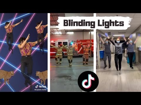 Blinding Lights Challenge meme