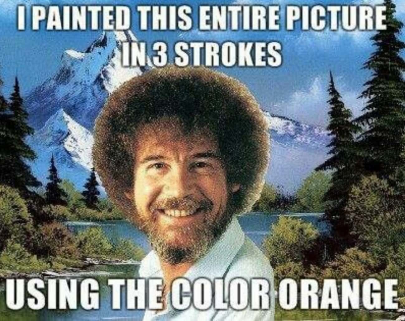 Bob Ross meme example