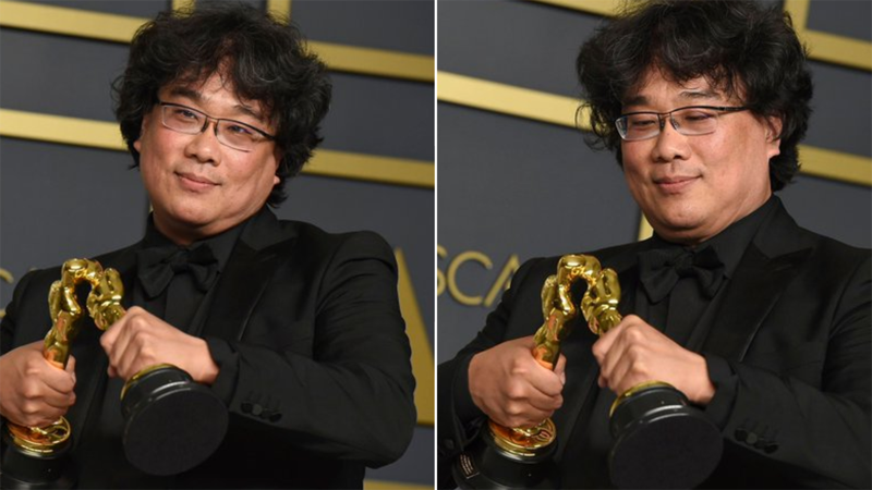 Bong Joon-Ho Making Oscars Kiss meme