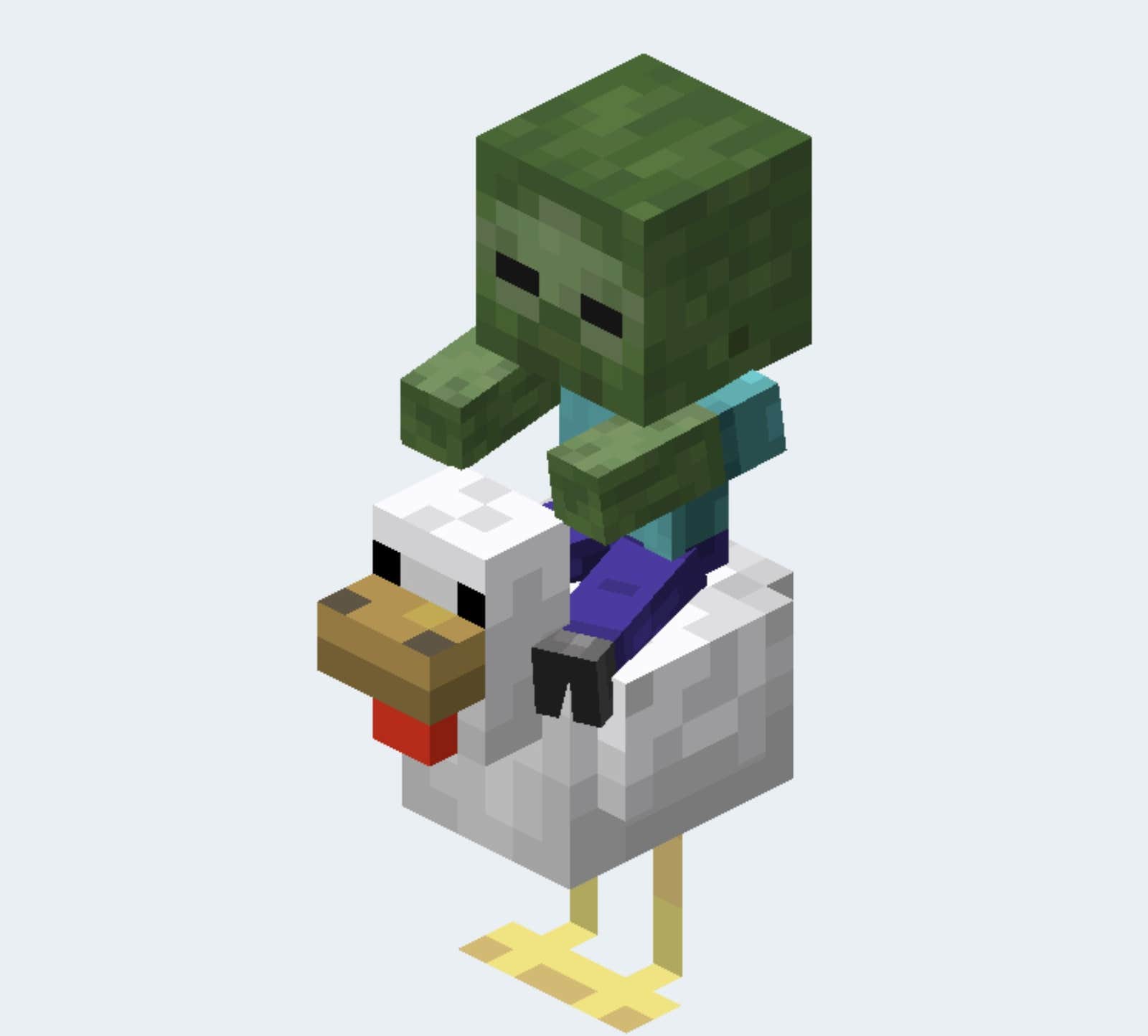 Chicken Jockey meme