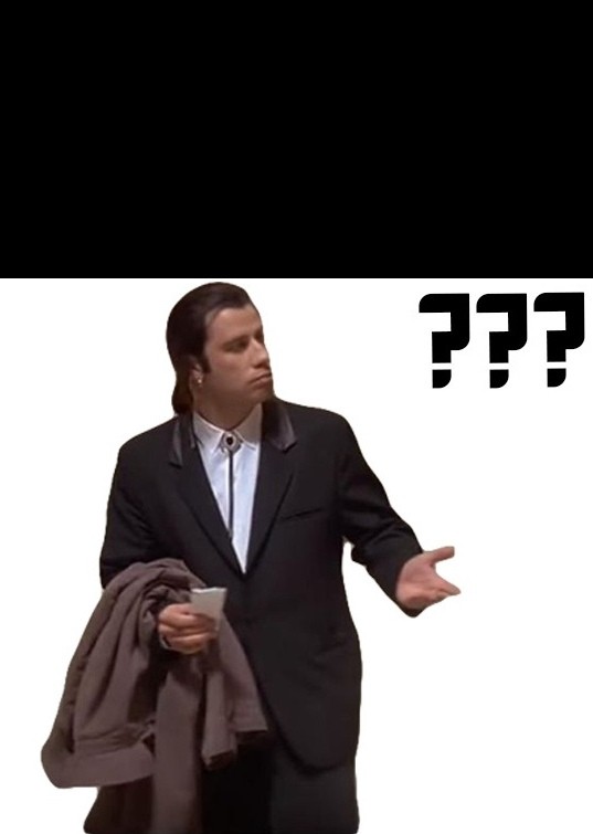 Confused Travolta meme