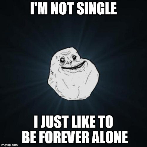 Forever Alone rage comic face