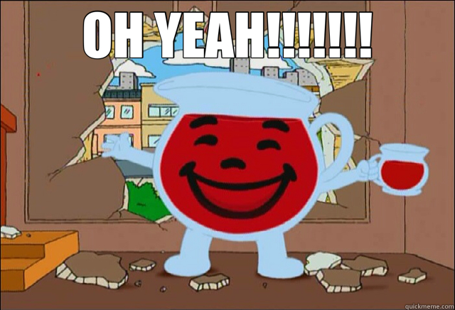 Kool-Aid Man meme