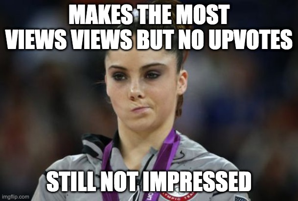 McKayla Is Not Impressed meme