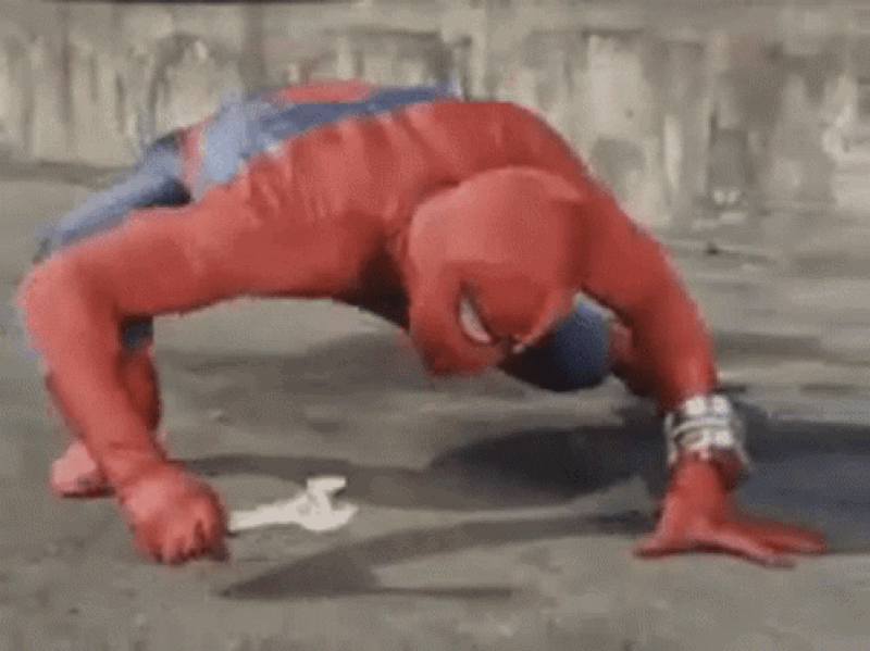 Spider-Man With a Wrench meme
