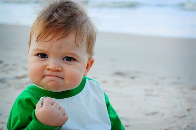 Success Kid fist pump baby meme