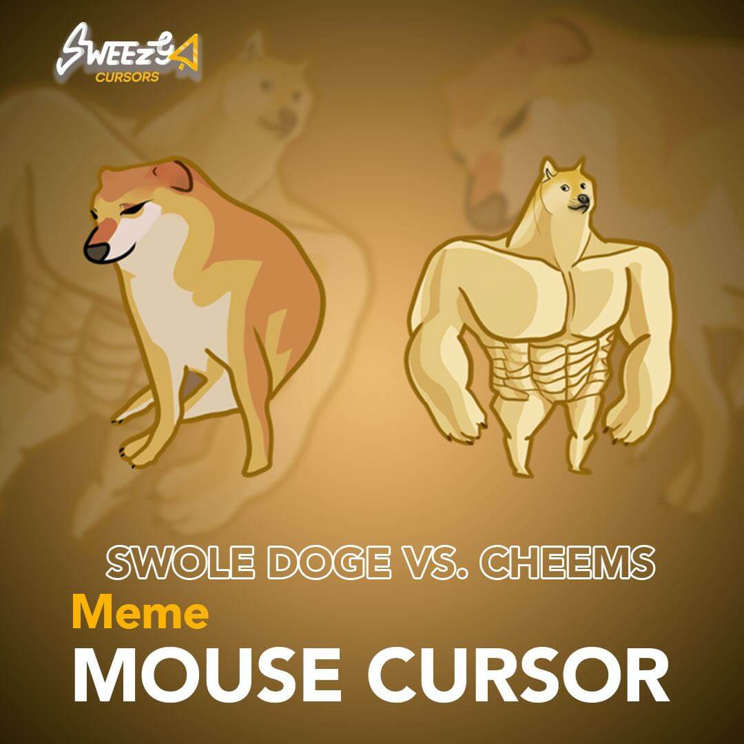 Swole Doge vs. Cheems meme example