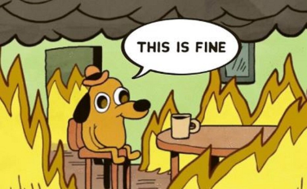 This Is Fine meme example
