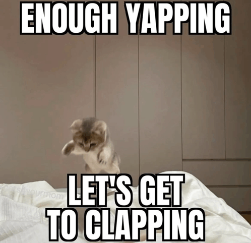 Yapping meme example