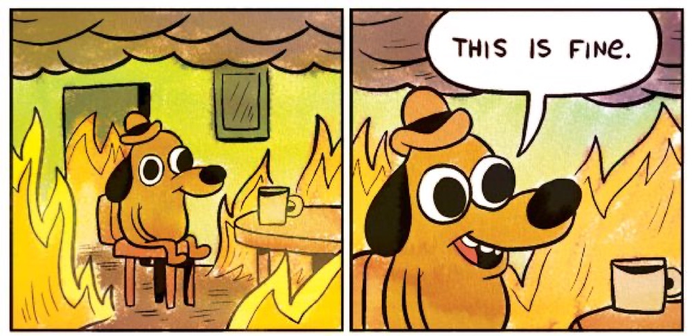 This Is Fine blank template